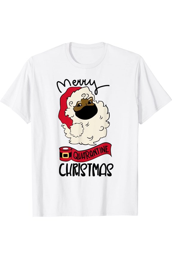 Black Quarantine Santa With Mask Black Owned Business