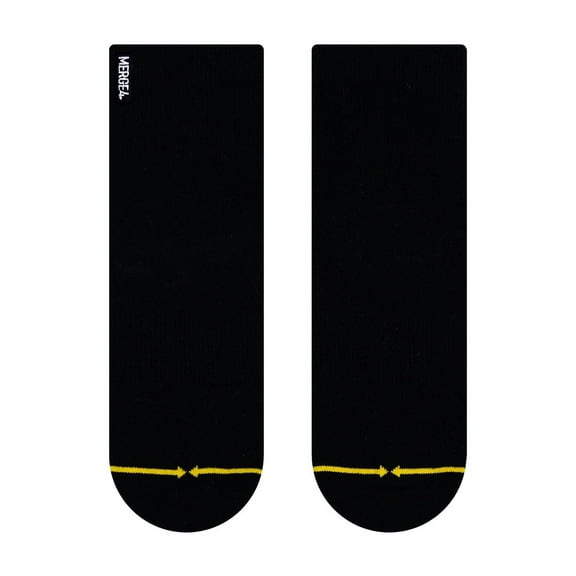 Black Quarter Crew Socks