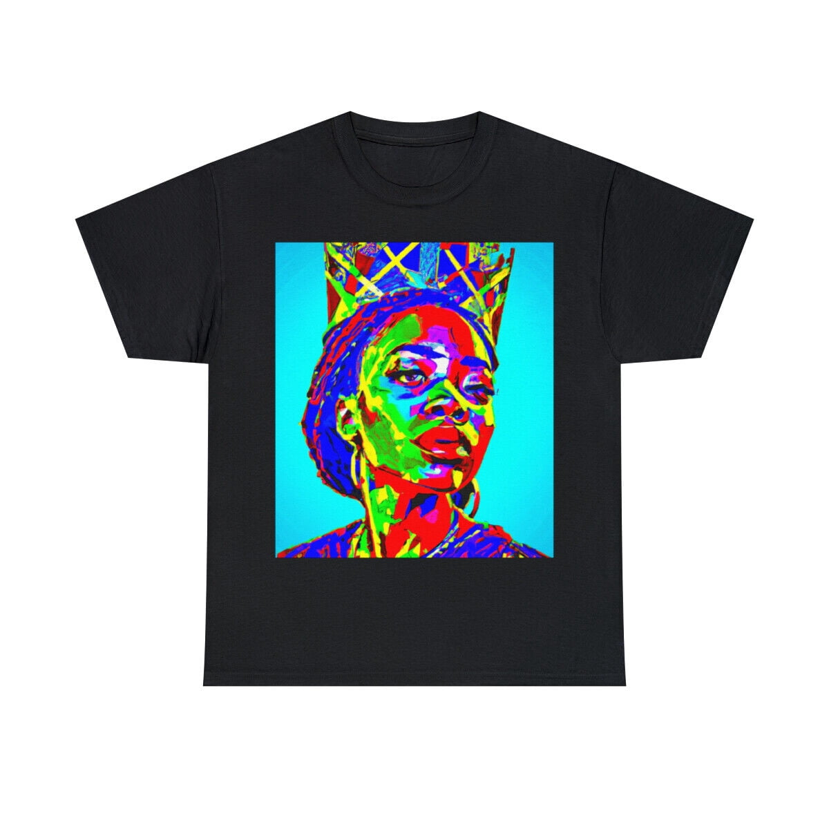 Black Queen African American Art T Shirt Empowerment Melanin Roots ...