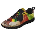 thumbnail image 1 of Black Queen African Running Shoes Sneakers Mesh Black Size 13, 1 of 5