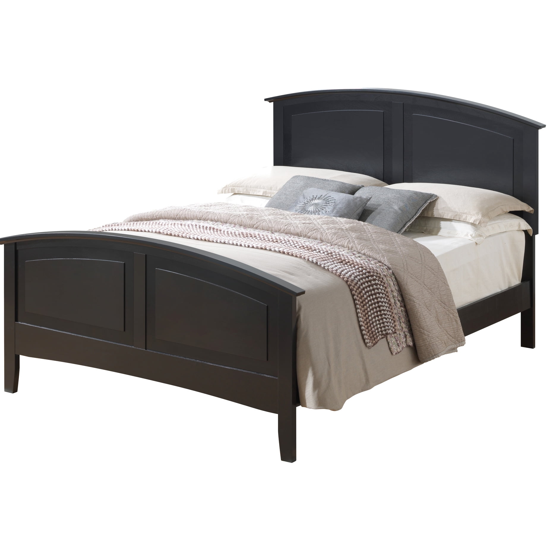 Black Queen Bed For A Comfortable Sleep - Ample Room Available Spacious Peaceful Slumber