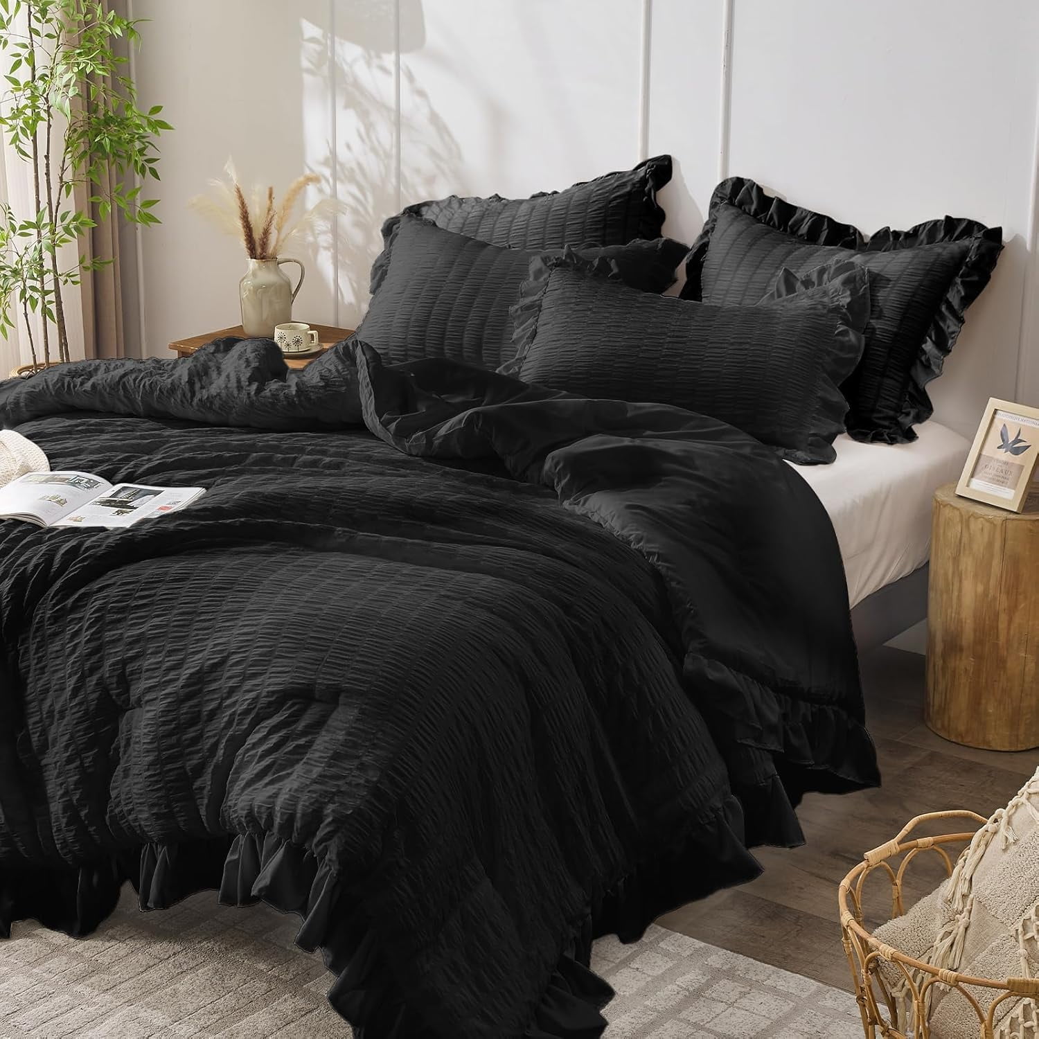 Black Queen Comforter Set - Walmart.com