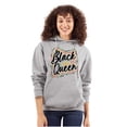 thumbnail image 1 of Black Queen Crown Empowerment Quote Hoodie Sweatshirt Women Brisco Brands X, 1 of 3