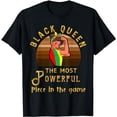 thumbnail image 1 of Black Queen The Most Powerful Piece in Game Women Melanin T-Shirt, 1 of 5