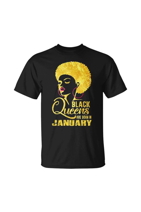 Black Queens Are Born In January V2 TShirt