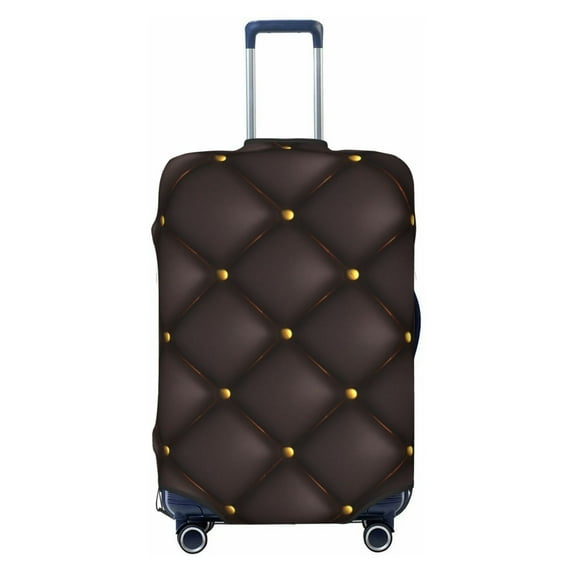 Black Quilted Texture Luggage Cover Anti Scratch, Elastic Suitcase Protector Suitcase Covers for Luggage Fits 18-32 Inch Luggage
