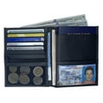 thumbnail image 1 of Black RFID Blocking Genuine Leather Travel Passport Wallet Holder, 1 of 7
