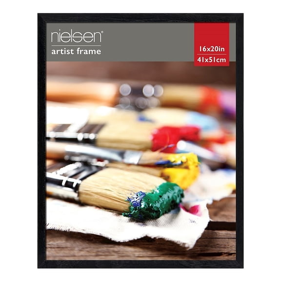 Black ROYAL fine wood 16x20 poster frame by Nielsen - 16x20