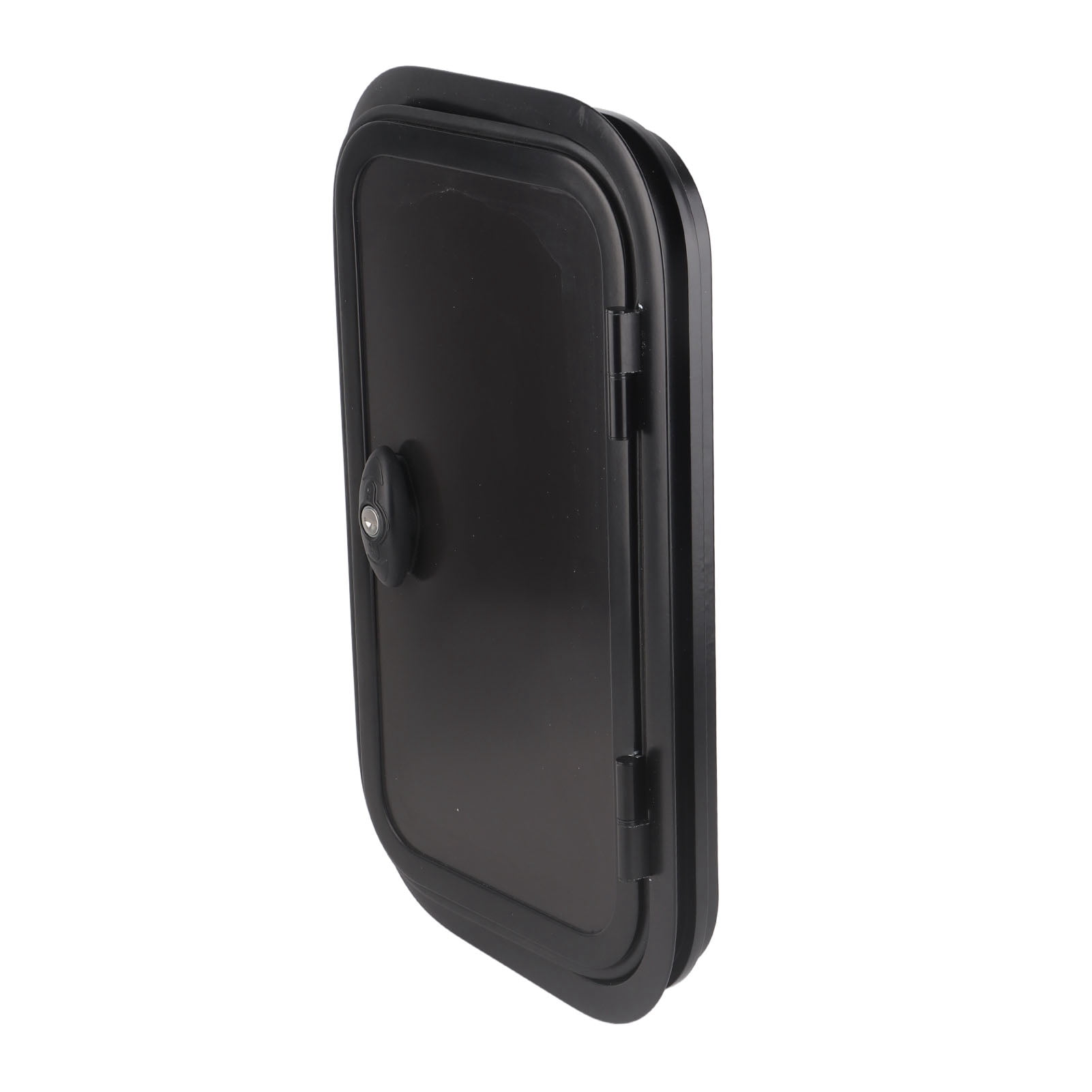 Black RV Baggage Door, RV Storage Baggage Door Heavy Duty Rustproof Anti High Hardness With Keys