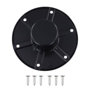 Black RV Boat Trailer Pedestal Base Round Flush Mount Table Leg Base Floor Mount
