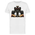thumbnail image 1 of Black Racing Car Front View T-Shirt Men -Image by Shutterstock, Male Medium, 1 of 2