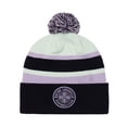 thumbnail image 1 of Black Racing Louisville FC Cuffed Knit Hat with Pom, 1 of 2
