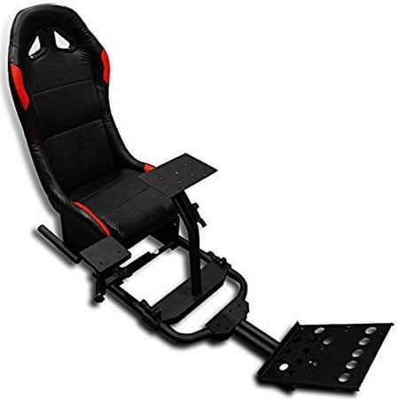 Black Racing Simulator Cockpit Driving Race Chair Gaming Seat for PS3 PS4 XBOX