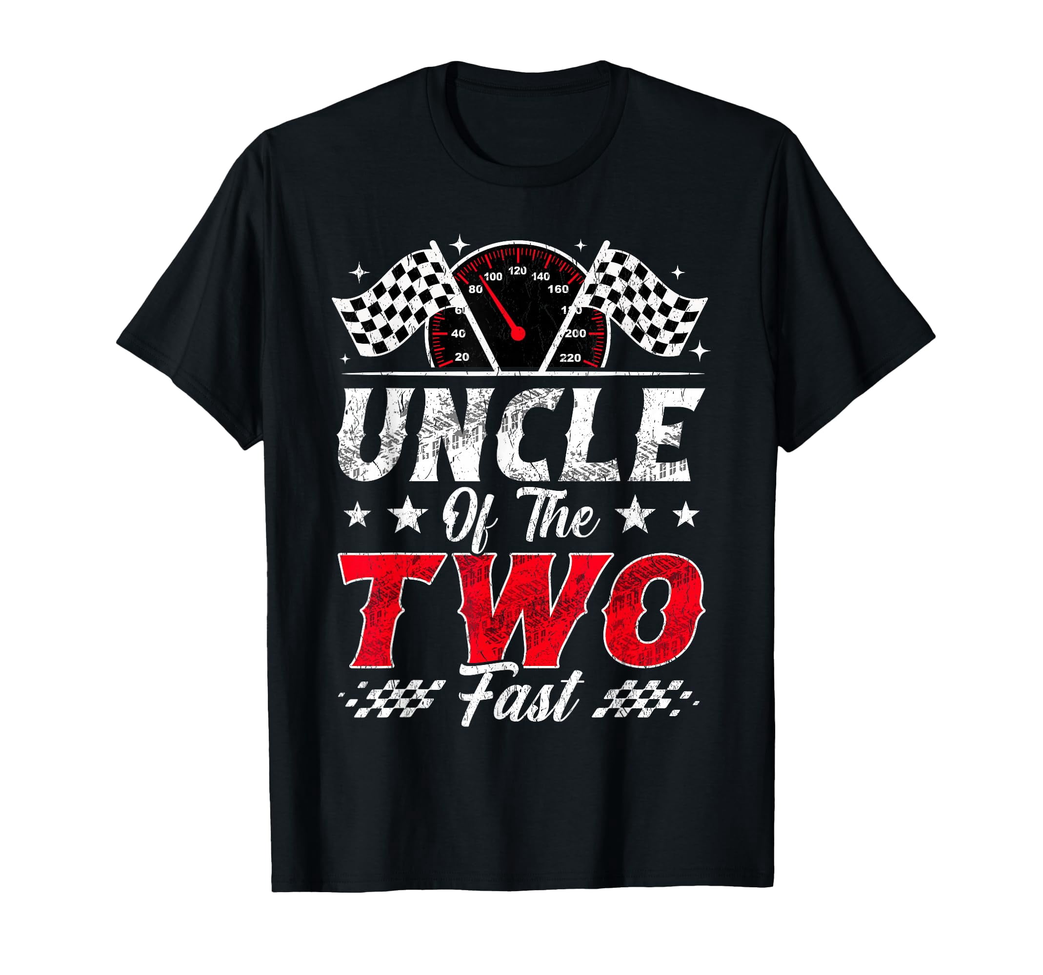 Uncle Racing Svg Black Racing Theme T-Shirt for Uncle of the Two Fast Birthday ...