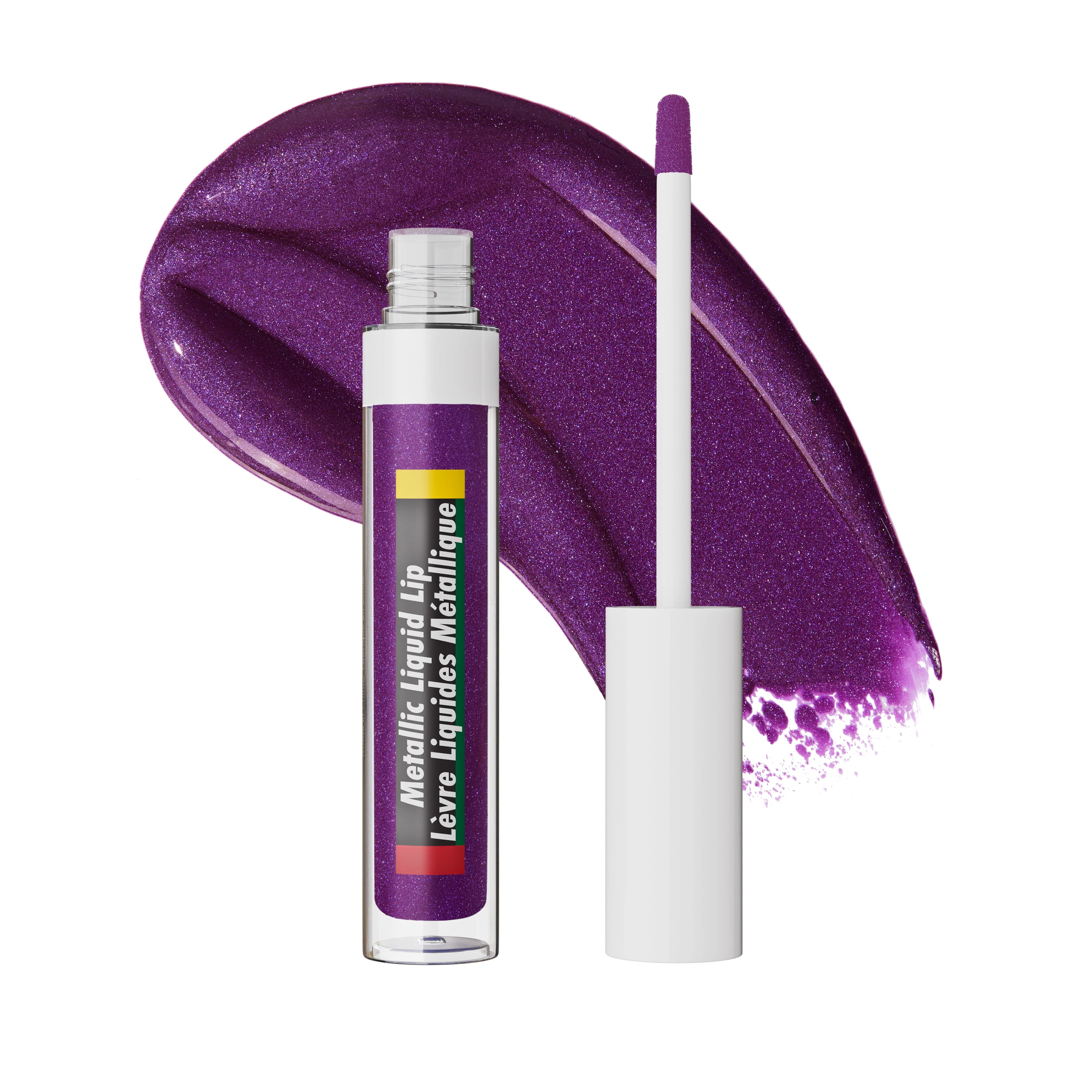 Black Radiance Cross Colours Metallic Liquid Lip in Hyped Up Purple