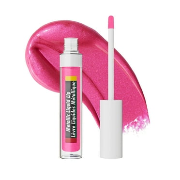 Black Radiance Cross Colours Metallic Liquid Lip in Fresh Drip Pink
