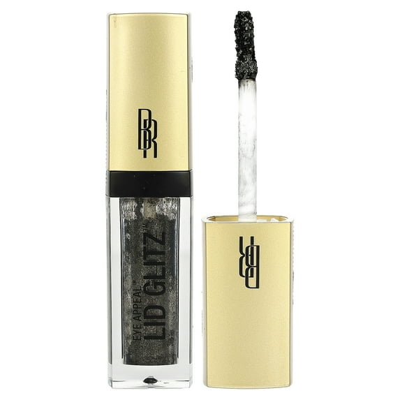 Black Radiance Eye Appeal, Lid Glitz, 8057 Black Tie, 0.12 fl oz (3.5 ml)