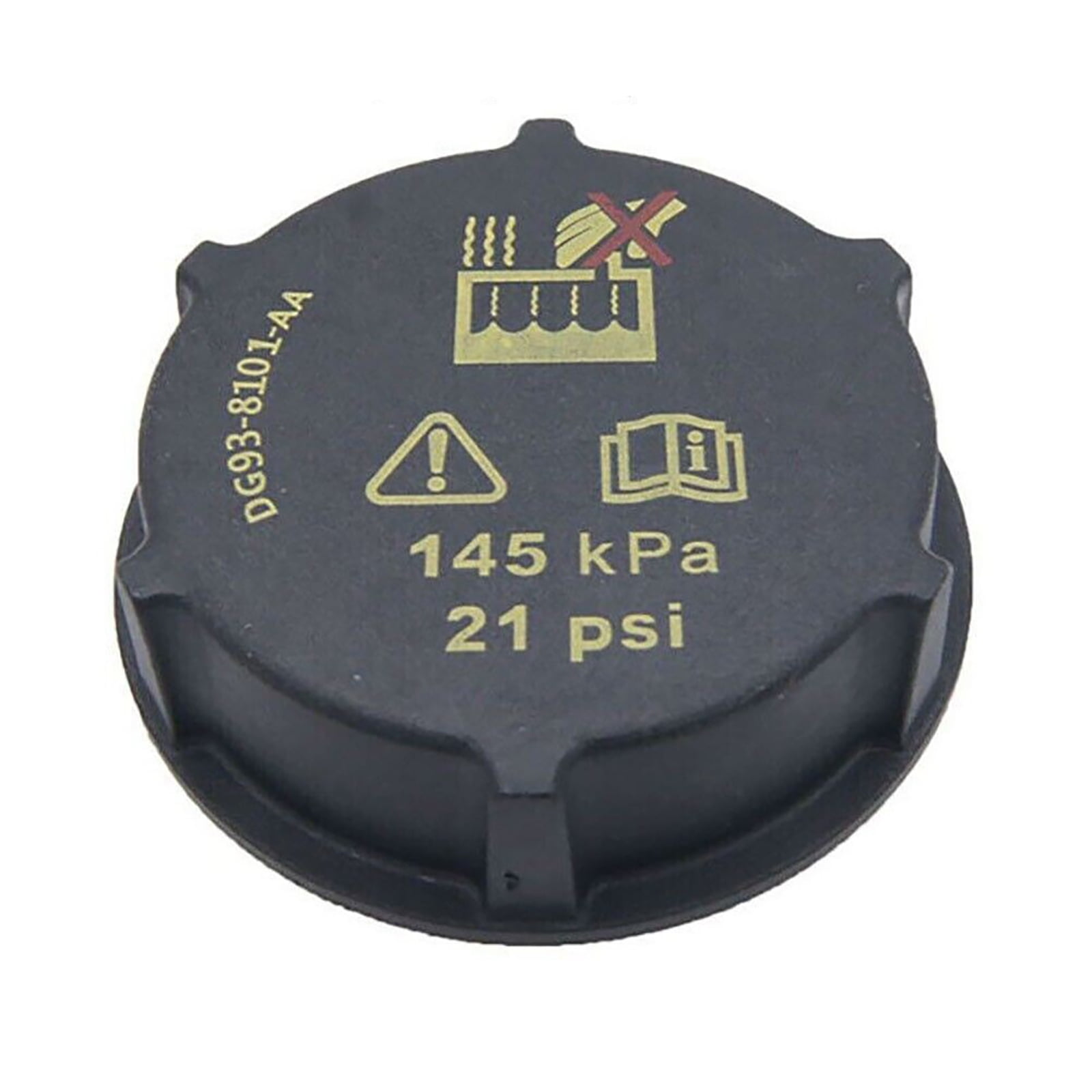 Black Radiator Cap OE DG938101AA for Ford Mustang GT, F150, Lincoln MKZ ...