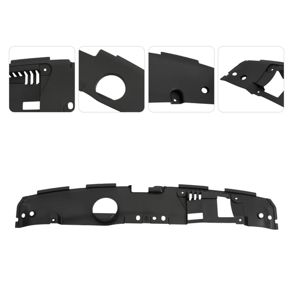 Black Radiator Support Cover Top Panel, Front Upper Radiator Support Cover Top Panel, For 2018-2022 Honda Accord Radiator Support Cover Top Panel