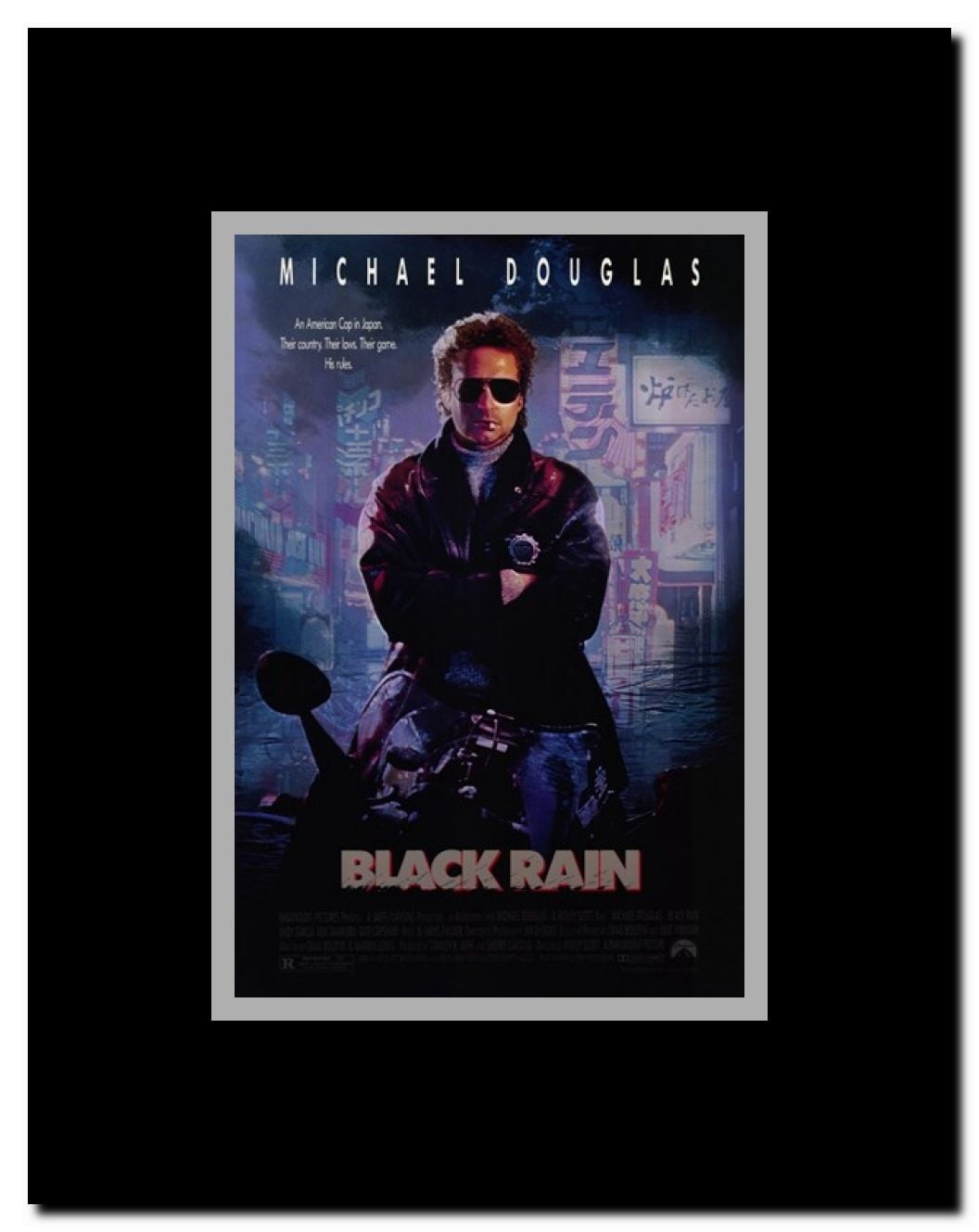 Black Rain Framed Movie Poster