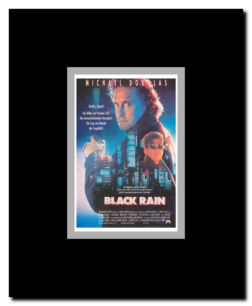 Black Rain Framed Movie Poster