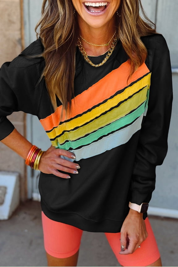Black Rainbow Sweatshirt