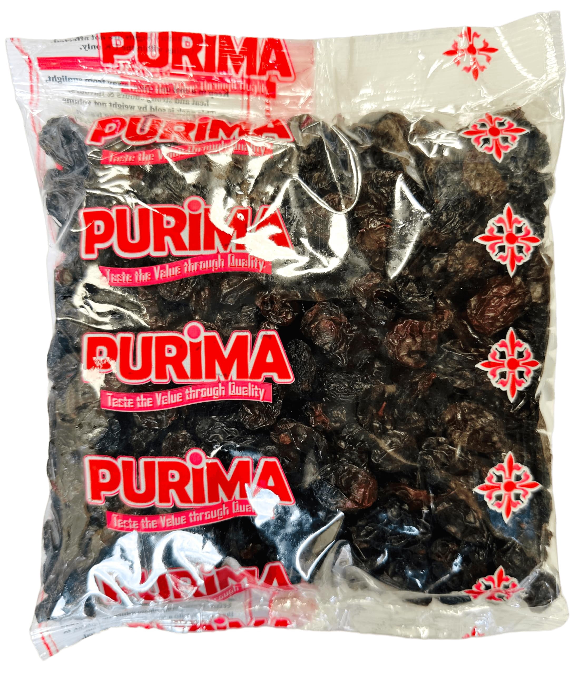 Black Raisins 1kg - Premium Jumbo Flame Large Sun Dried Grapes Chilean Seedless Sultanas Raisin Sultana Grape Dry Fruit - for Baking Cooking or Snacking - Ready to EAT  PURIMA