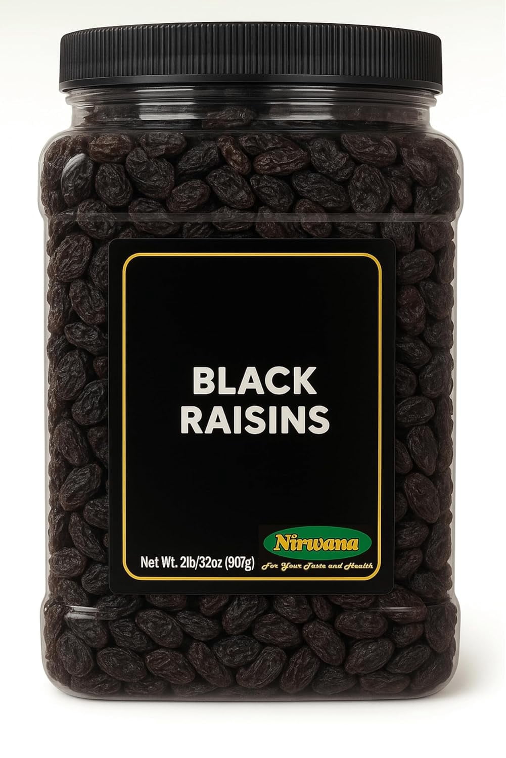 Black Raisins – Naturally Dried Whole Fruit Snack for Lunch Bags, Snack ...