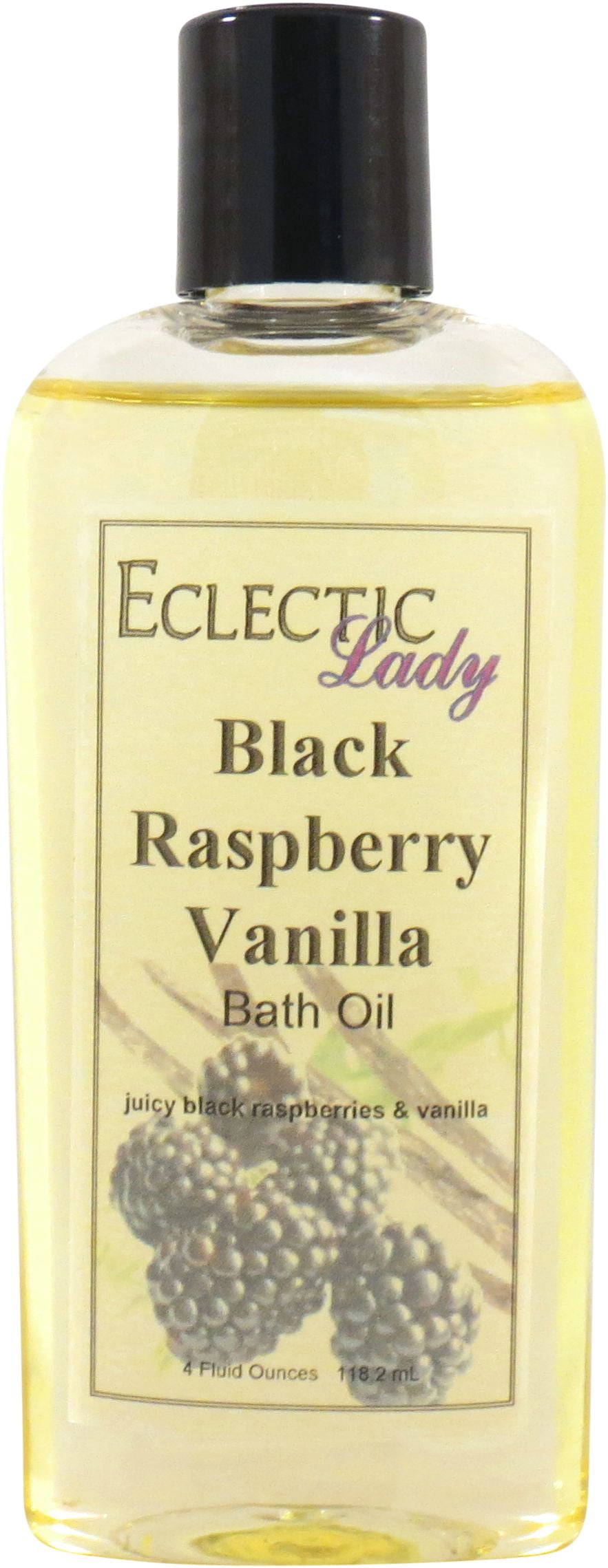 Black Raspberry Vanilla Bath Oil Scented Body Oil Relaxing