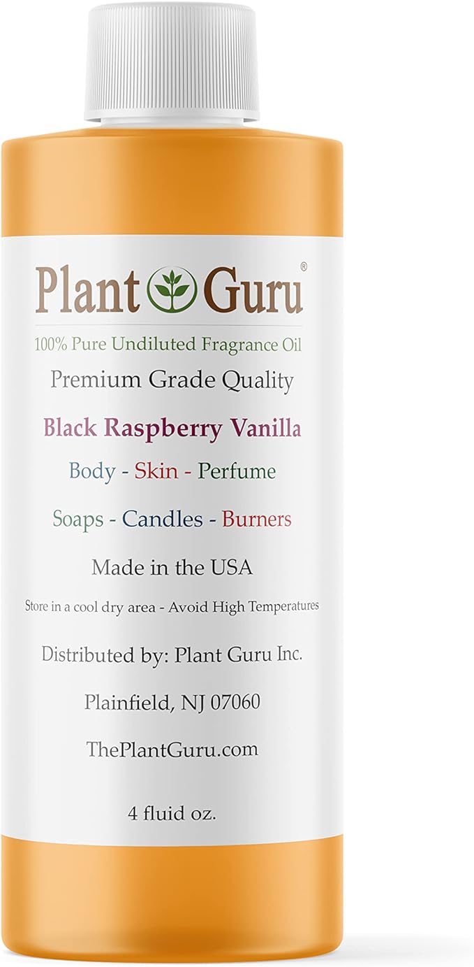 Black Raspberry Vanilla Fragrance Oil 4 fl. oz. Scented Oil for DIY