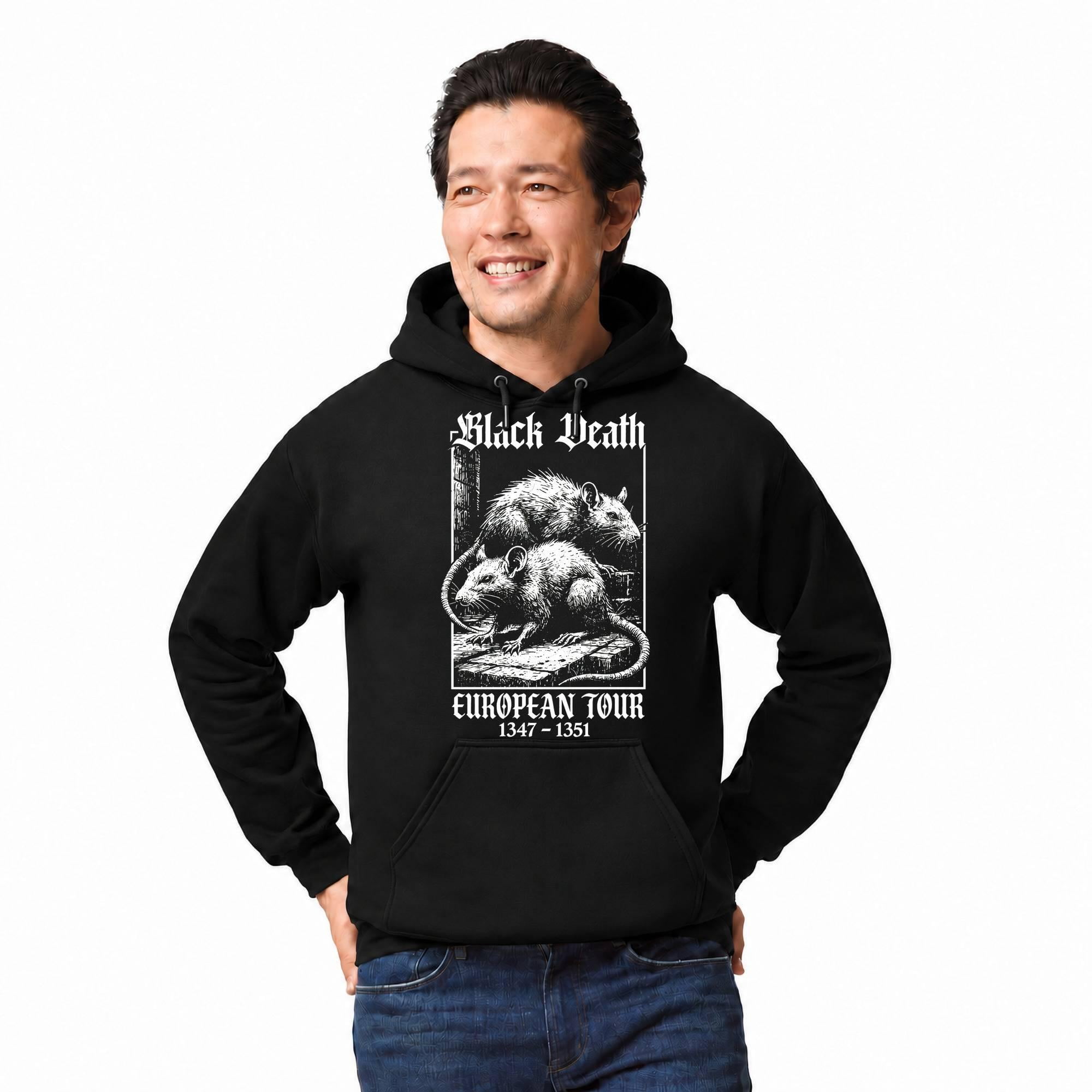 Black Rats European Tour 1347-1351 Graphic Pullover Hoodie, Unisex ...