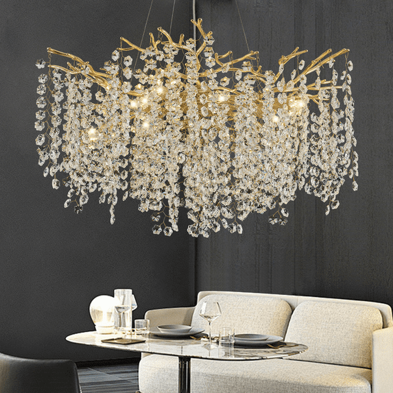 Black Rattan Chandeliers for Dining Room, 6-Lights Farmhouse Chandelier with Hand Woven Fabric Shade, Large Boho Chandeliers Hanging Light Fixtures for Living Room Kitchen Island Bedroom
