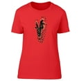 thumbnail image 1 of Black Raven Made Of Pens T-Shirt Men -Image by Shutterstock, Male Large, 1 of 2