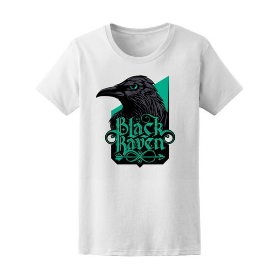 Black Raven Sketch T-Shirt Men -Image by Shutterstock, Male 3X-Large