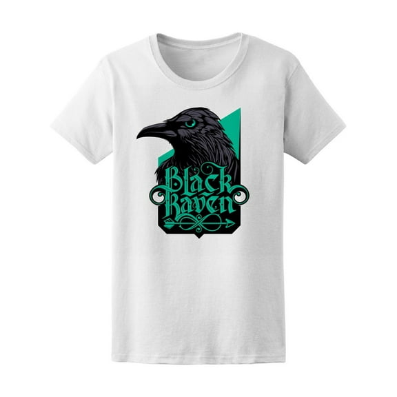 Black Raven Sketch T-Shirt Men -Image by Shutterstock, Male Large