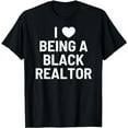 thumbnail image 1 of Black Realtor Love Valentine's Day Real Estate Agent T-Shirt, 1 of 5