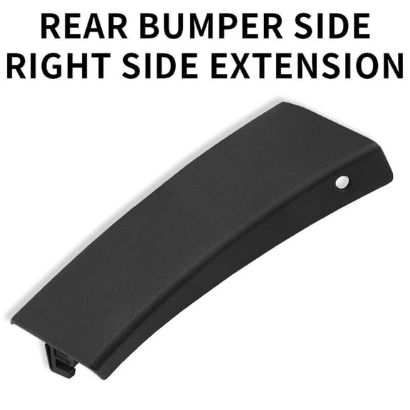 Black Rear Bumper Right Side Extension Molding For 2016-18 Toyota Rav4 TO1183123
