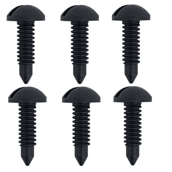Black Rear Hatch Panel Trim Screw Set 1982-1992 Firebird/Trans AM & Camaro