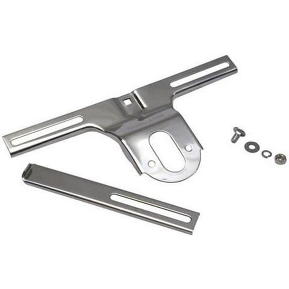 Black Rear License Plate Brackets, Fits 1932 Ford