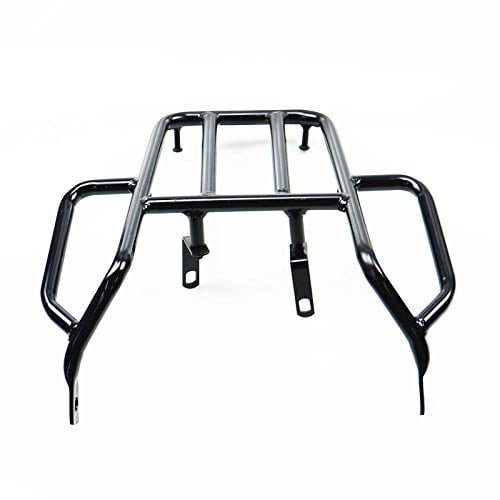 Black Rear Luggage Rack Back Bracket Rear Rack For Cafe Racer Cruiser ...