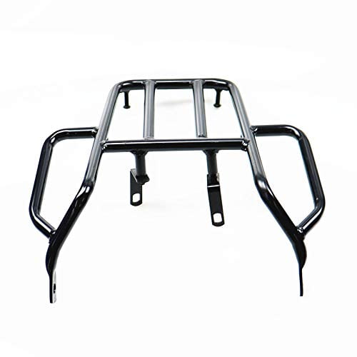 Black Rear Luggage Rack Back Bracket Rear Rack For Cafe Racer Cruiser Kawasaki KLX250 1994-2007