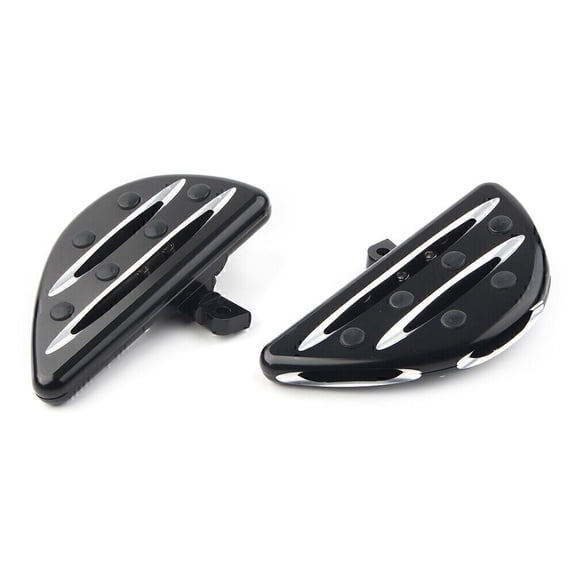 Black Rear Passenger Floorboar for DS Boar for DS Foot Pegs fit for HARLEY Electra Glide Dyna