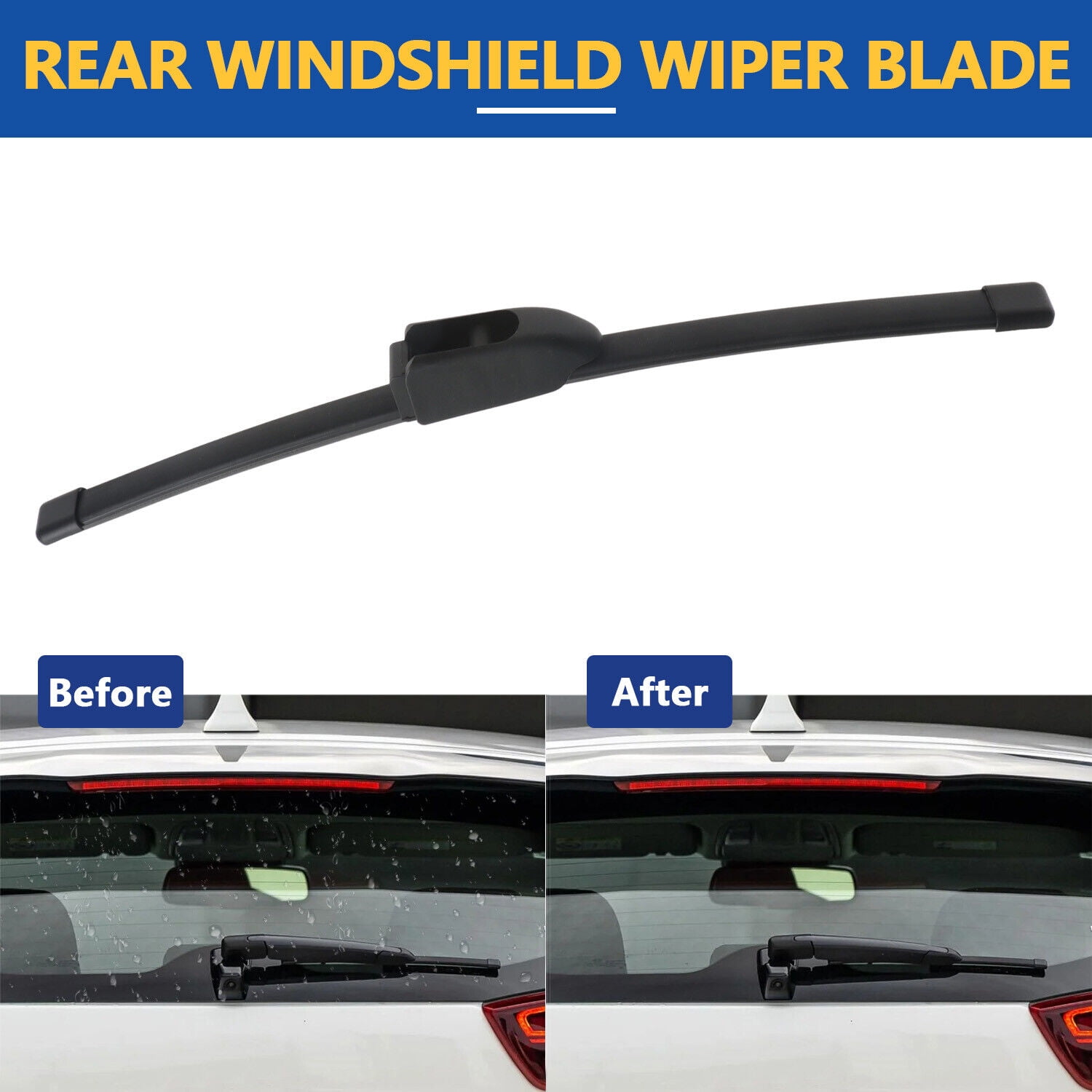 Black Rear Windshield Wiper Blades Fit for 2015 2016 2017 2018 Kia ...