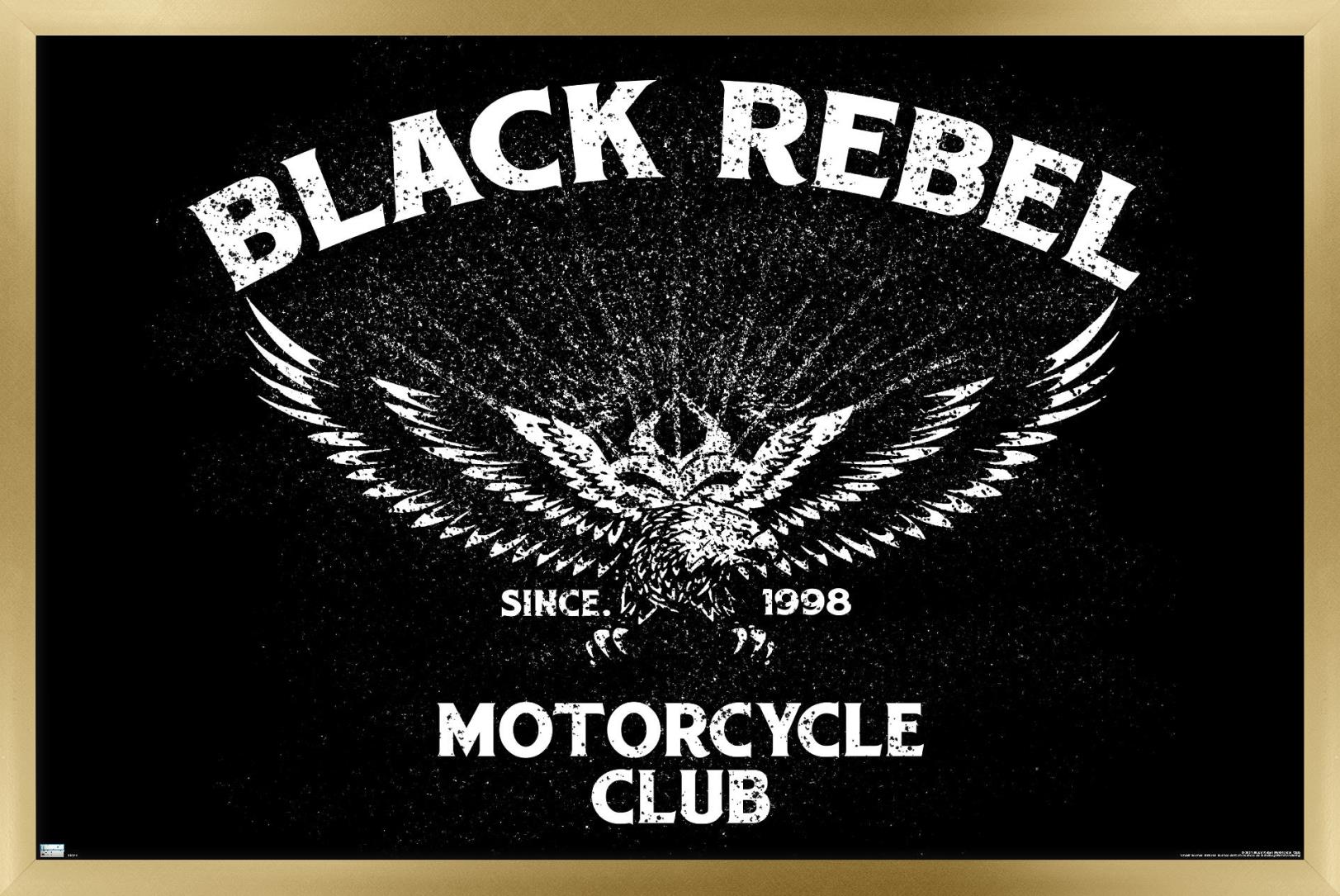 Black Rebel Motorcycle Club - Eagle Wall Poster, 14.725" x 22.375", Framed