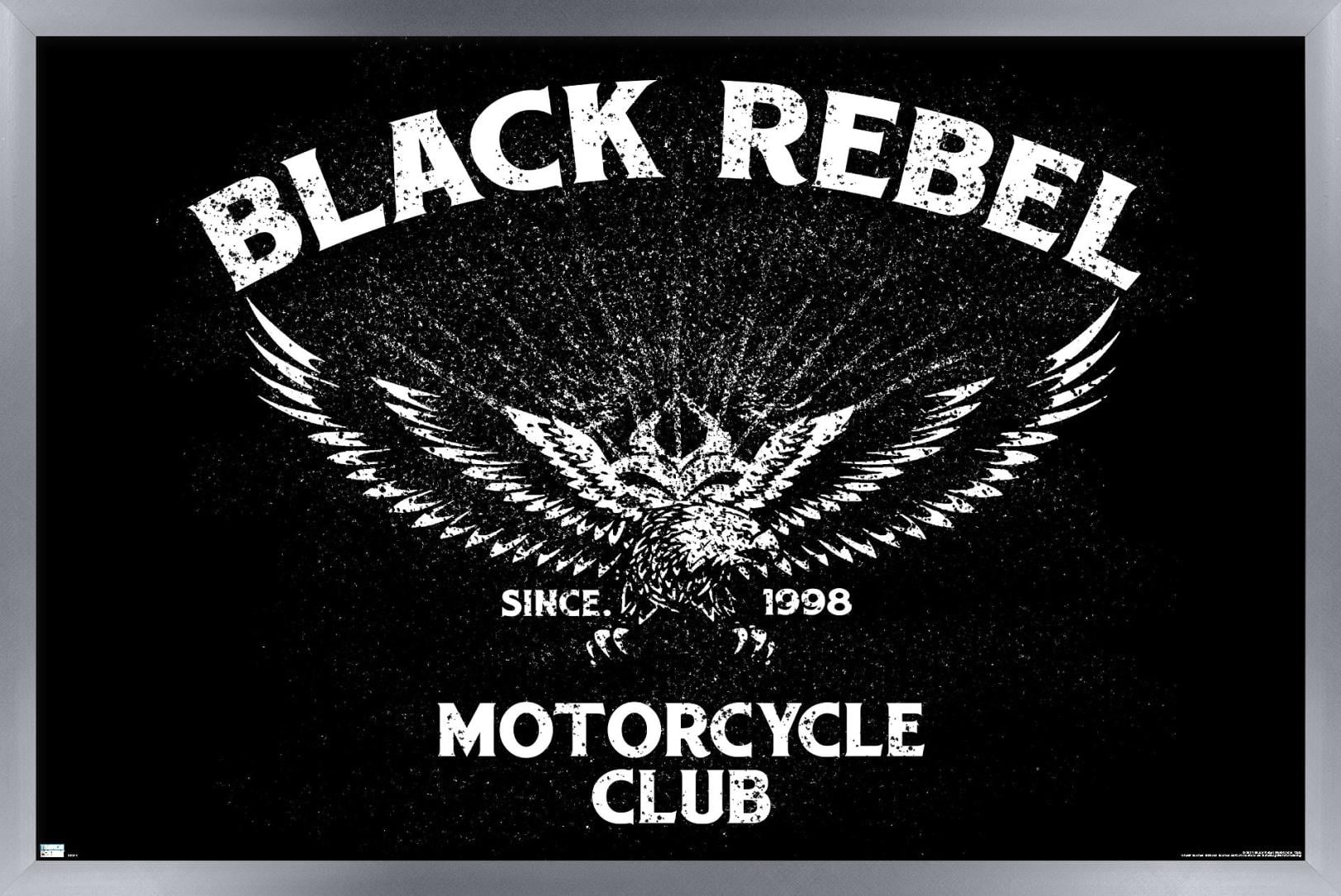 Black Rebel Motorcycle Club - Eagle Wall Poster, 14.725" x 22.375", Framed