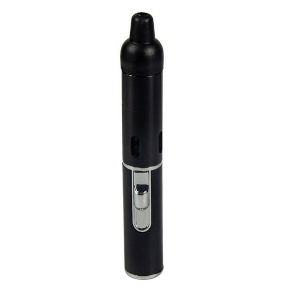 Black Rechargeable Butane Torch Lighter Slim Metal Body Design Multipurpose Hand Lighter Windproof Ignition System Adjustable Flame Suitable Camping Cooking Candles Daily Use and Easter Decor, 1pc