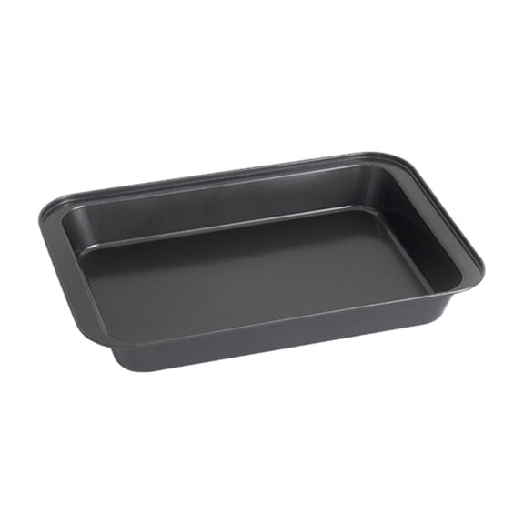 Black Rectangular Baking Pan,Steel Non-stick Baking Pans for Baking Roasting Homemade Bread,Meatloaf,Cakes,Sourdough and Lasagnas