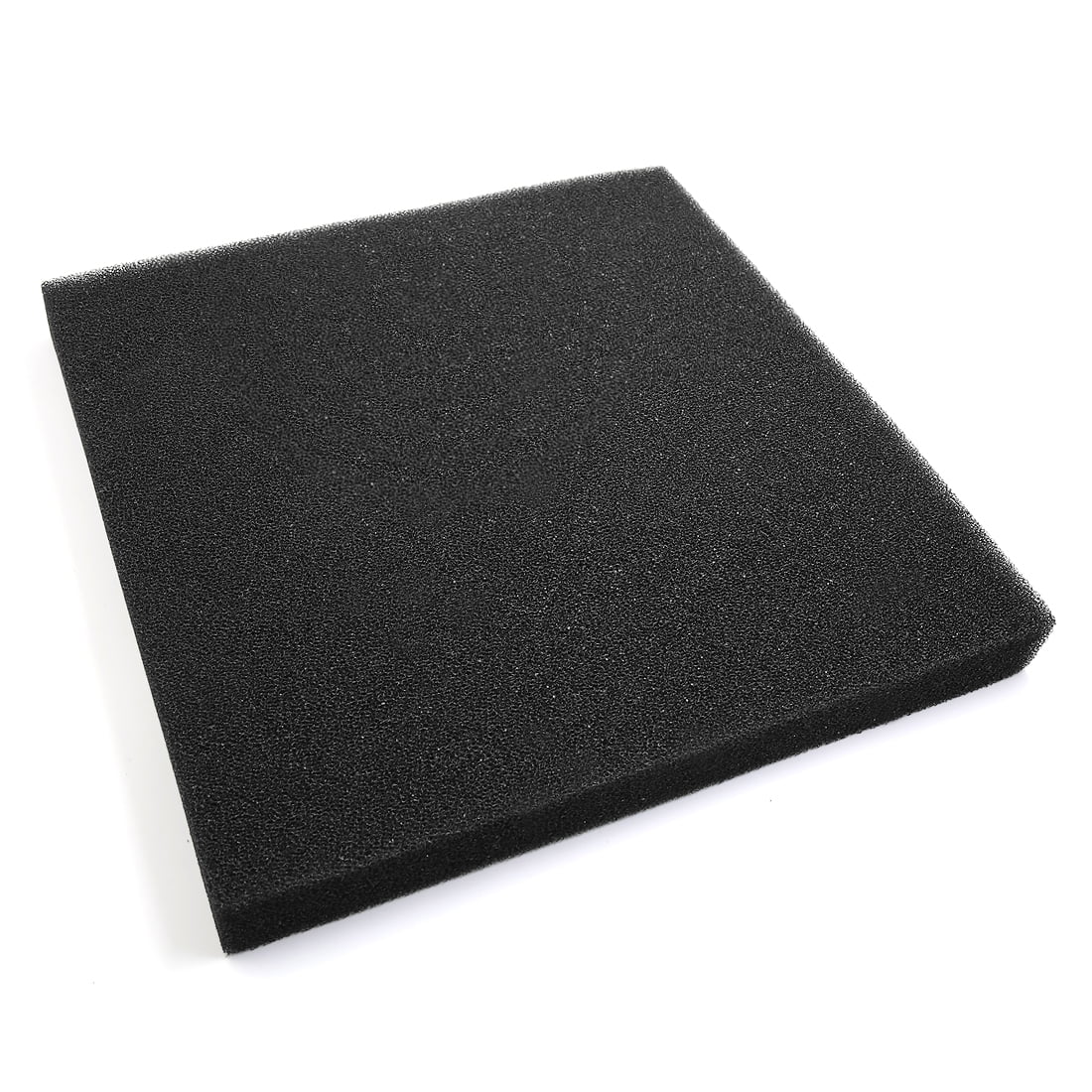 Black Rectangular  Filter Sponge Media Pad for Aquarium 17.7" x 17.7"
