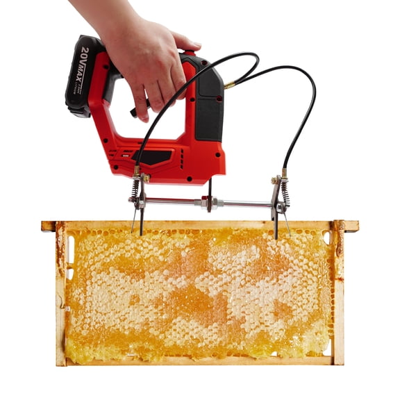 Black&Red 2000mAH Portable Electric Bee Shaker 4 Gears Handheld Beehive Frame Shaking Machine with Storage Case