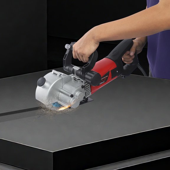 Black&Red 52*17*20cm Slotted Machine Sturdy&Durable Electric Wall Groove Cutting Machine for Building Construction Decoration